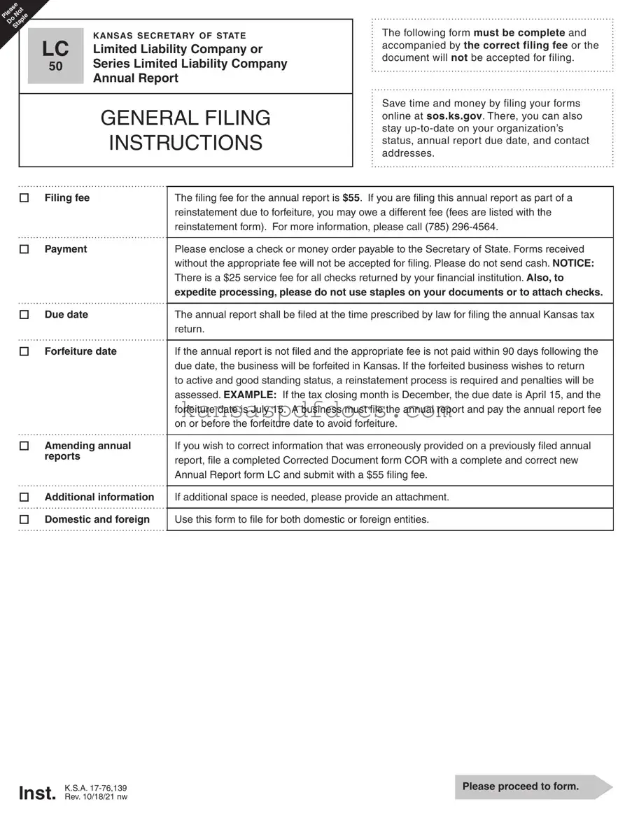 Download Kansas Lc 50 Form