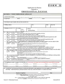 Download 21 Kansas Form