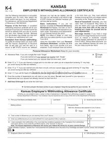 Download Kansas K 4 Form