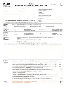 Download Kansas K 40 Form