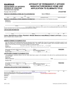 Download Kansas Tr 63 Form